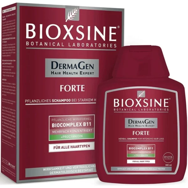 BIOXSINE SHAMPOOING ANTI CHUTE FORTE TOUS TYPES DE CHEVEUX, 300ML