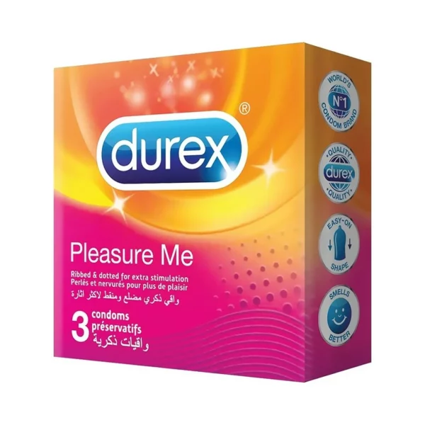 Préservatif Durex Pleasure Me x3