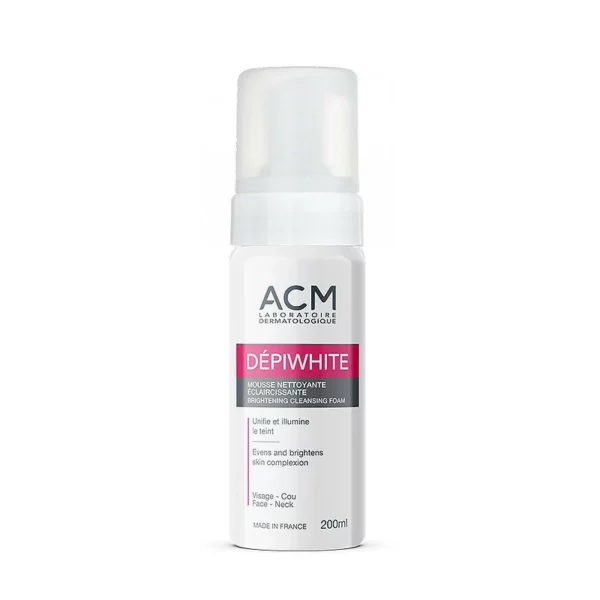 ACM Dépiwhite Mousse Nettoyante éclaircissante, 200ML