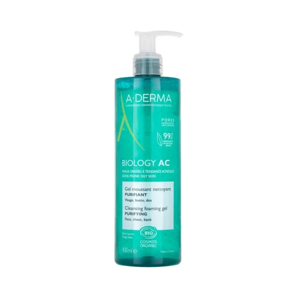 A-Derma BIOLOGY AC Gel Moussant Nettoyant Purifiant