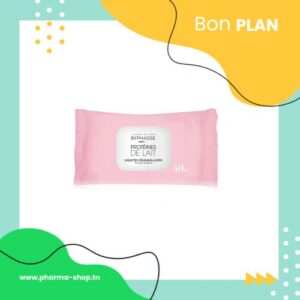 BYPHASSE LINGETTES DEMQUILLANTES PROTEINES DE LAIT 40 UNITES