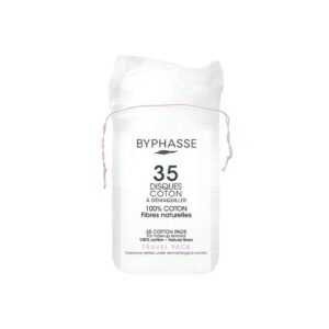 BYPHASSE DISQUES COTON A DEMAQUILLER B/35