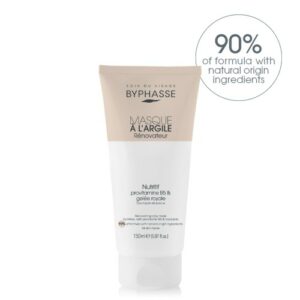 BYPHASSE MASQUE A L’ARGILE RENOVATEUR TOUS TYPES DE PEAUX 150ML