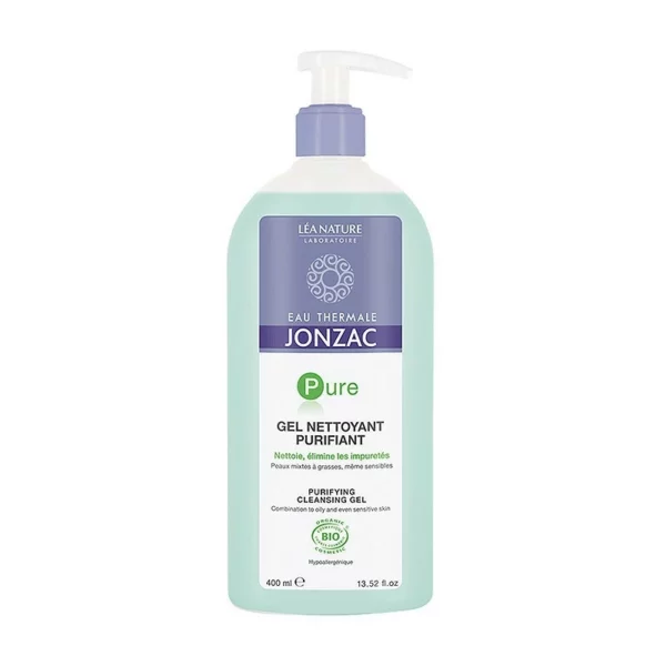 JONZAC PURE Gel nettoyant purifiant, 400ML
