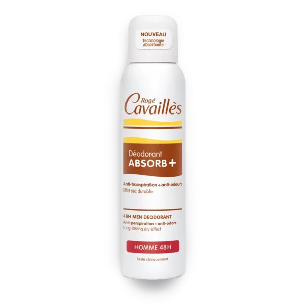 Rogé Cavailles Déo Absorb+ Homme 48h Spray 150ML