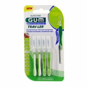 GUM BROSSETTES TRAVELER FINE CONIQUE 1.1MM(1414) 4 BROSSETTES