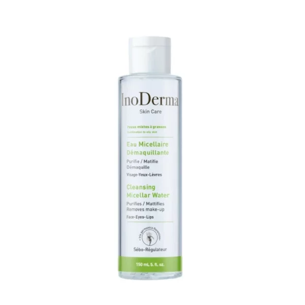 INODERMA EAU MICELLAIRE DEMAQUILLANTE SEBO-REGULATEUR 150ML