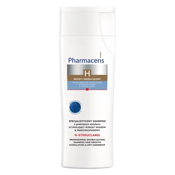 PHARMACERIS SHAMPOING H STIMUCLARIS DOUBLE ACTION ANTI CHUTE & ANTI PELLICULAIRE 250 ML