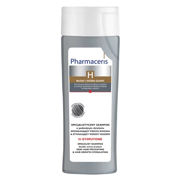 Pharmaceris H Stimutone shampooing anti chute anti cheveux gris 250 ml