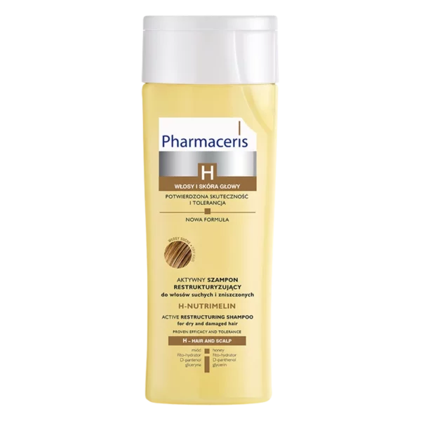 PHARMACERIS SHAMPOOING H-NUTRIMELIN CHEVEUX SEC ET ABÎMES 250 ML