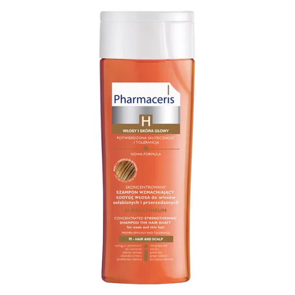 PHARMACERIS SHAMPOOING H-KERATINEUM CHEVEUX FINS ET AFFAIBLIS