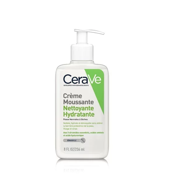 CeraVe Crème moussante nettoyante hydratante 236ML