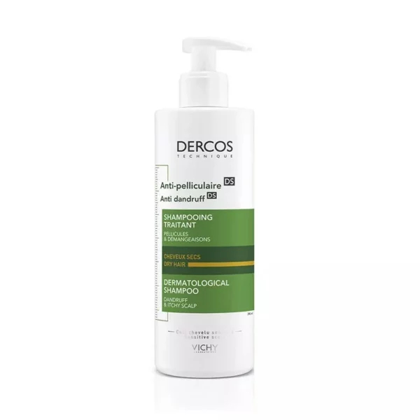 Vichy Dercos Shampooing Antipelliculaire Cheveux Secs 390ml