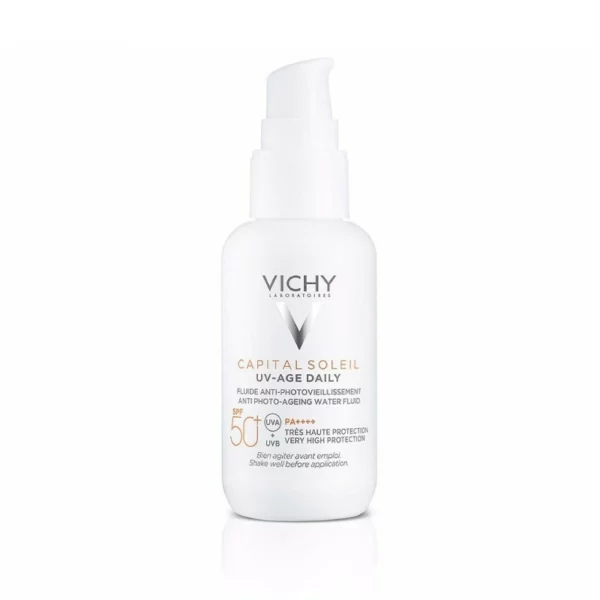 VICHY CAPITAL SOLEIL UV-AGE DAILY FLUIDE ANTI-PHOTOVIEILLISSEMENT SPF50+ 40ML