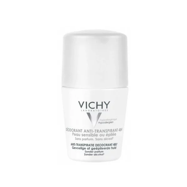 VICHY DÉODORANT ANTI-TRANSPIRANT 48H PEAUX SENSIBLES, 50ML