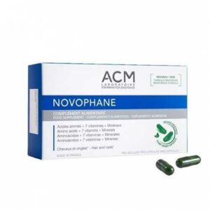 ACM NOVOPHANE COMPLÉMENT ALIMENTAIRE CHEVEUX ET ONGLES 60 GÉLULES
