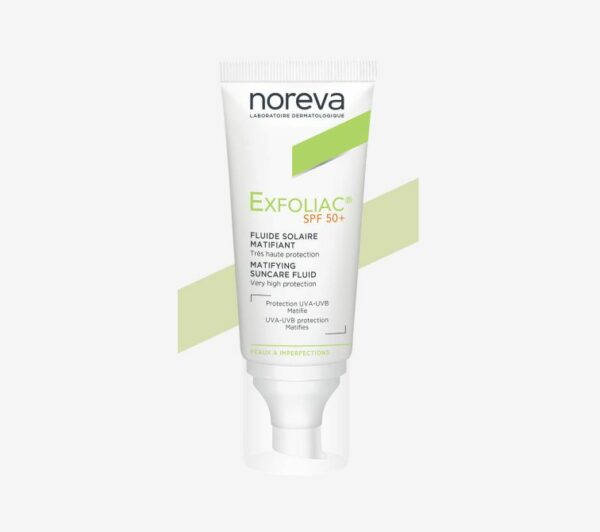 Fluide solaire matifiant SPF50+
